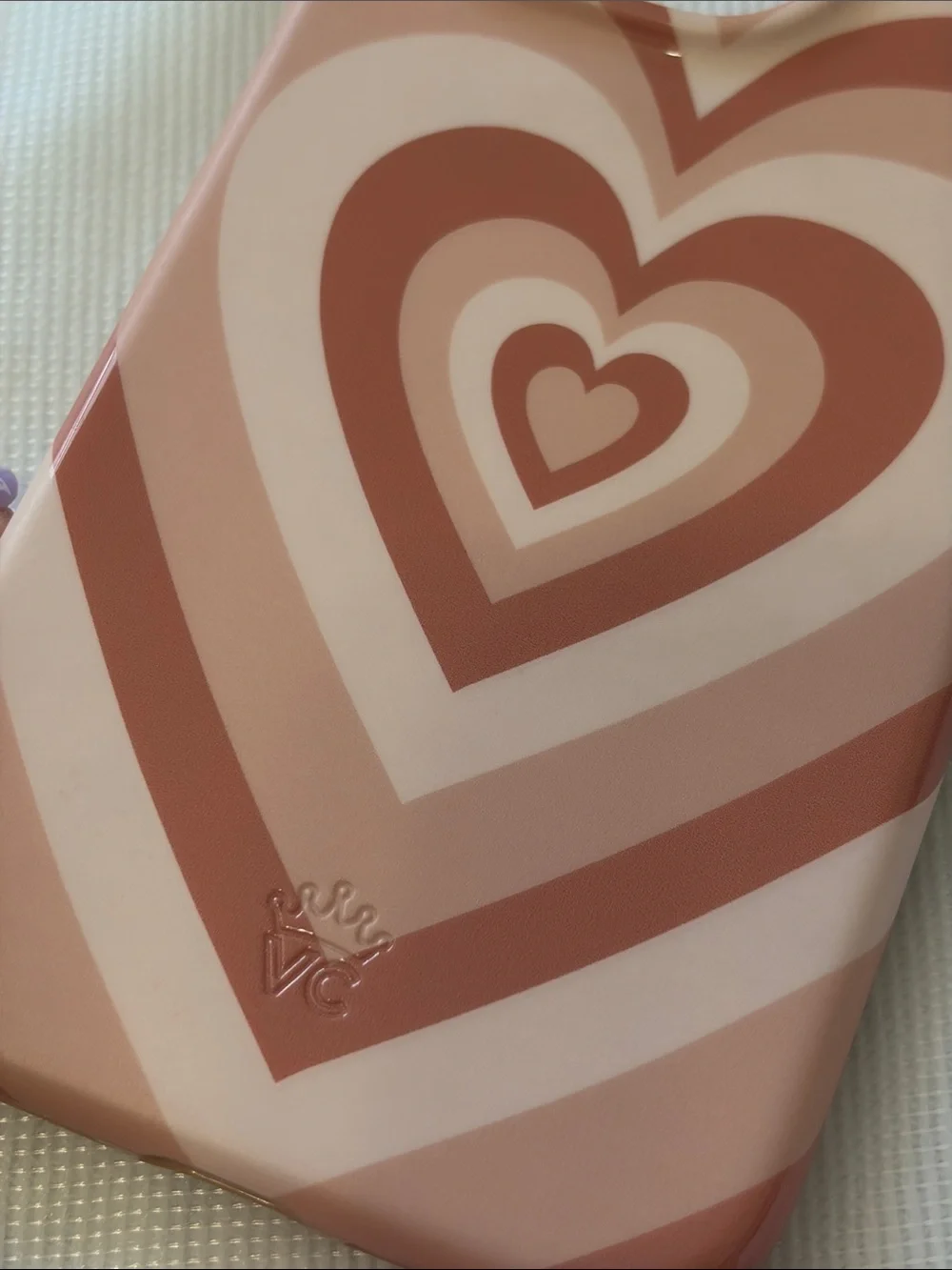 Velvet Caviar Pink and Blush Heart Pattern Phone Case